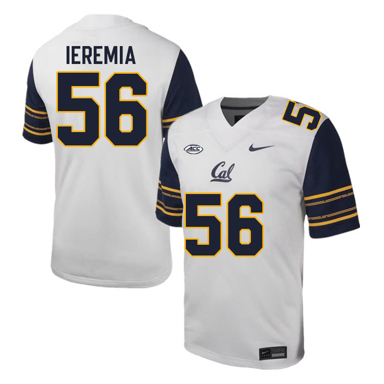 Men #56 Ieremia Ieremia California Golden Bears ACC Conference College Football Jerseys Stitched Sal